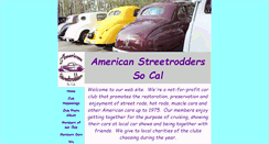 Desktop Screenshot of americanstreetrodders.com